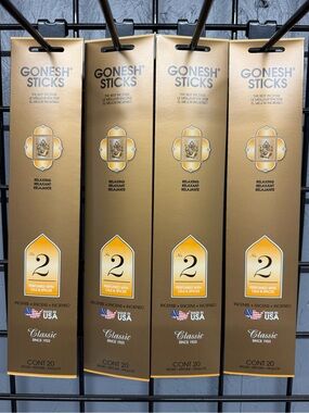 Sticks No. 2 Classic Incense Sticks - 4 packs -total 80 sticks